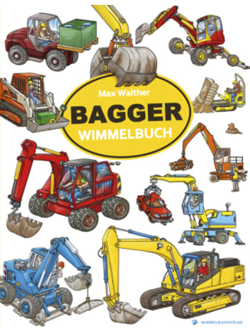 Adrian Verlag Buch - Bagger Wimmelbuch
