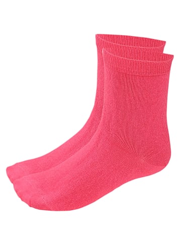 TupTam Kinder Socken Mädchen Jungen Bunt Gemustert 6er Pack in lila/weiß