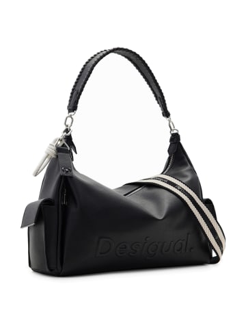 Desigual Half Logo 24 Brasilia - Schultertasche 40.5 cm in schwarz