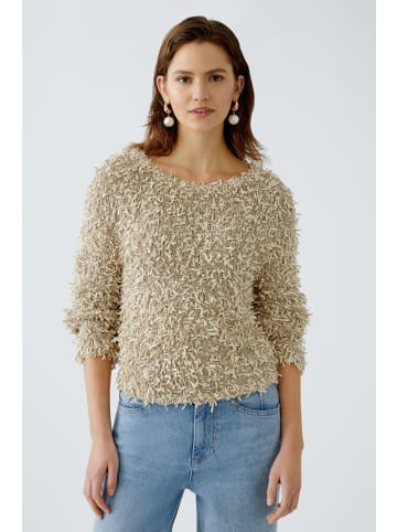 Oui Pullover in lt stone camel