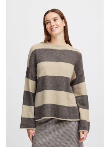 b. young Strickpullover BYOMARTHA Oversize fit in Cement Mix