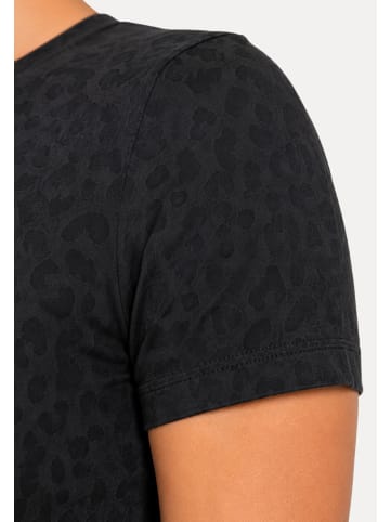 SMILODOX LEO T-Shirt Velvara in Schwarz Leo