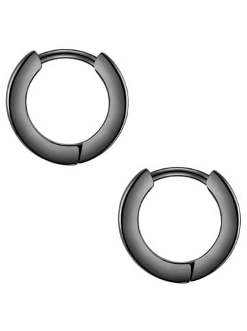 True Rebels Ohrringe aus Edelstahl in gunmetal