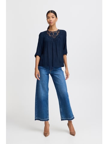 b. young Langarm-Bluse BYIKELLY Loose fit in Navy Blazer