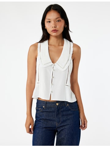 KOTON BLUSE SS in Weiß