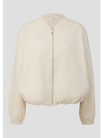 s.Oliver Sweatshirt Jacke in 0805_helles sand