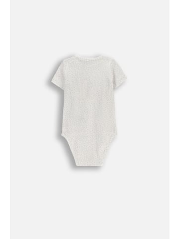 Coccodrillo Umschlagbody mit kurzen Ärmeln in ecru
