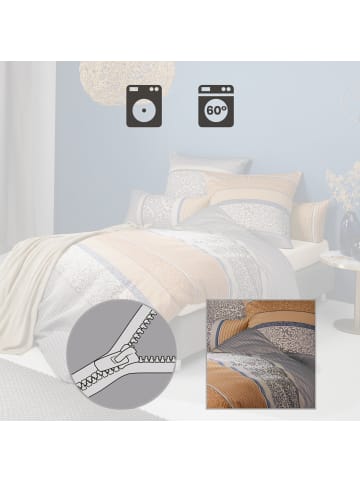 REDBEST Satin Bettwäsche in beige