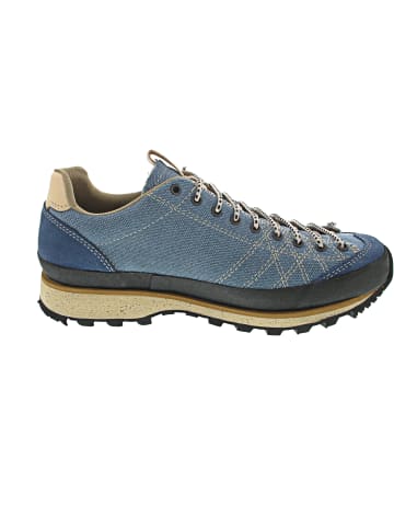 LOMER Bio Naturale Canvas Wanderschuh Blau