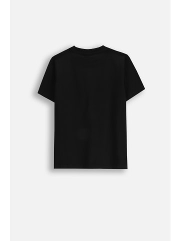 Coccodrillo T-Shirt mit kurzen Ärmeln in schwarz