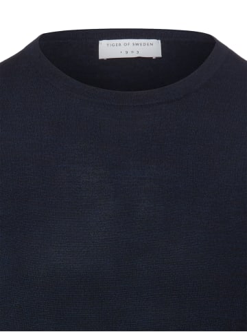 TIGER OF SWEDEN Pullover Connor in marine - 0002