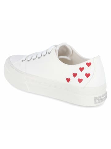 Tamaris Schnürhalbschuh in weiss