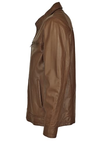 JCC Lederjacke in dunkelbraun