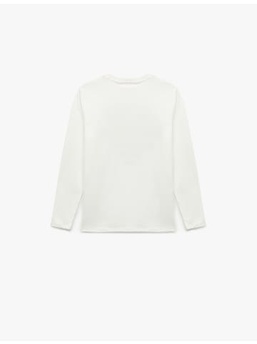 KOTON TSHIRT LS in Ekru