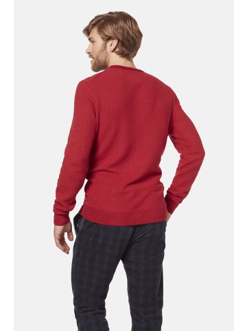 Bugatti Pullover Rundhals in rot