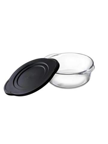 Ritzenhoff & Breker Auflaufform mit Frischhaltedeckel Cucina 840 ml schwarz in schwarz
