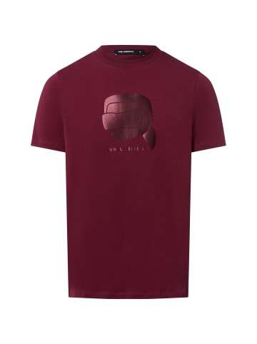 Karl Lagerfeld T-Shirt in bordeaux