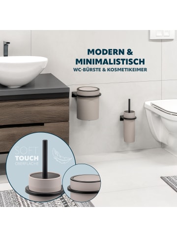 bremermann 2tlg. Bad-Set SAVONA Softtouch ca. 19 x 24,5 cm (Ø/H)