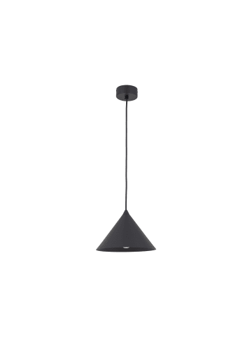 Licht-Erlebnisse Pendelleuchte Ø 21 x (T)155 cm in Schwarz