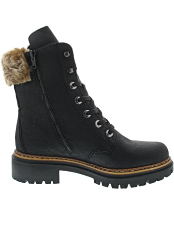 rieker Schnürstiefel Schwarz