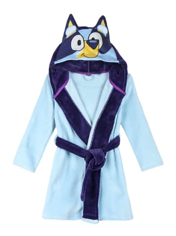 Bluey Kinder Bademantel mit Kapuze Bluey in Hellblau