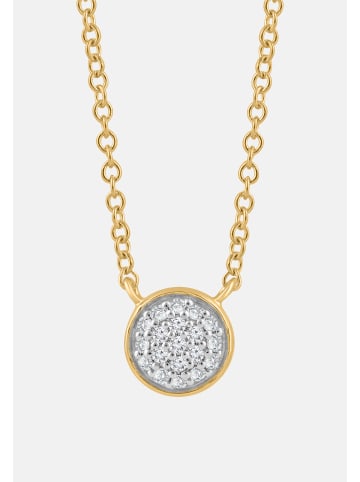 Diamant Exquis Halskette aus 375 Gelbgold mit Diamant