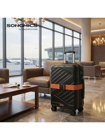 SONGMICS Koffer Trevo in Schwarz - (B)36 x (H)20 x (T)55 cm