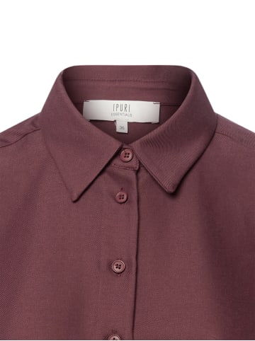IPURI Bluse Nora in bordeaux - 0003