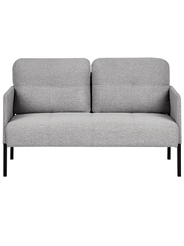 Beliani 2-Sitzer Sofa LAHTI in Grau/Schwarz - (W) 124 x (H) 70 x (L) 70 cm
