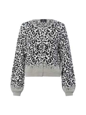 monari Strickjacke in ecru schwarz - 0001