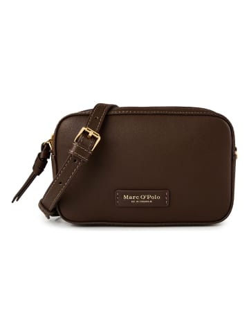Marc O'Polo Umhängetasche Leder 18 cm in coffee brown