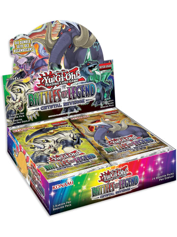 KONAMI Yu-Gi-Oh! Crystal Revenge 24 Booster Display Deutsch
