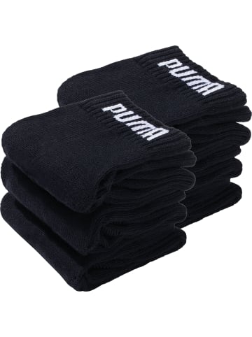 Puma Socks Unisex-Kurzsocken 6 Paar in schwarz