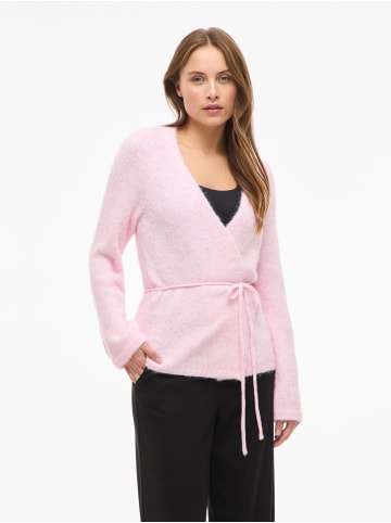 Vila Wickelstrickjacke in Cherry Blossom