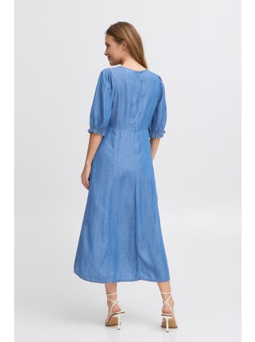 Pulz Kleid PZGAJA Feminine in Medium Blue Denim