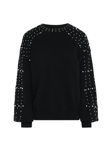 faina Damen Pullover Mit Perlen in SCHWARZ