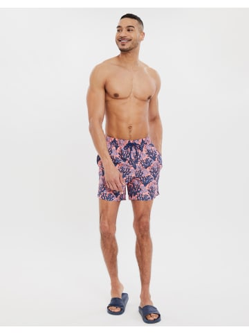 Threadbare Badehose THB Swim Short Seaweed in Coral