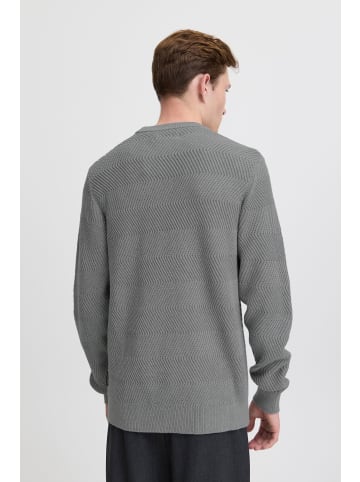 CASUAL FRIDAY Strickpullover CFKARL structured crew neck knit 20505310 schicker Strickpullover in Grau