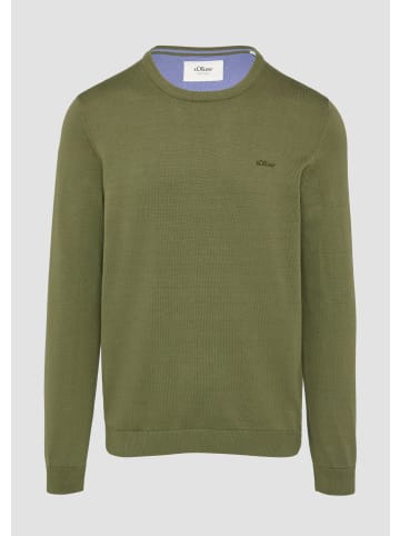 s.Oliver Strickpullover in 7840_tannengrün