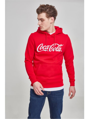 Merchcode Hoodie "Coca Cola Classic Hoody" in Rot