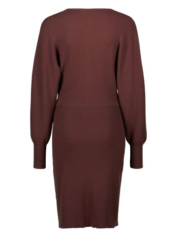 Zero  Strickkleid mit Wickeloptik in Chicory Coffee