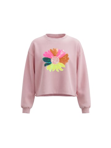 IZIA Women Sweatshirt in Light Rose
