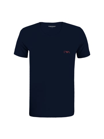 Emporio Armani 2er Pack Crew Neck T-Shirt in Blau