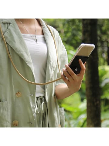 cadorabo Handykette für Apple iPhone 7 PLUS / 7S PLUS / 8 PLUS Hülle in GLÄNZEND BRAUN