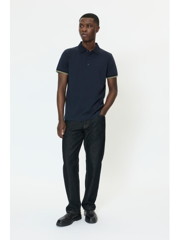 Matinique Poloshirt MAjeremy Gerade Passform in Dark Navy