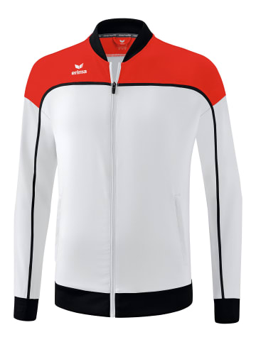 erima Kinder Change By Erima Präsentationsjacke in weiß/rot/schwarz