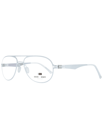 Greater Than Infinity Herren Optische Fassungen Vollrand Silber