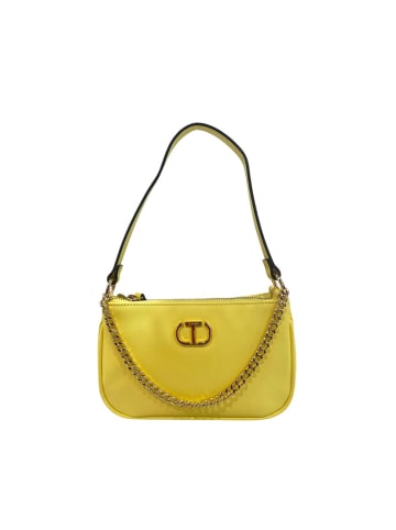 Twinset Gelb PU Damen Schulter Tasche