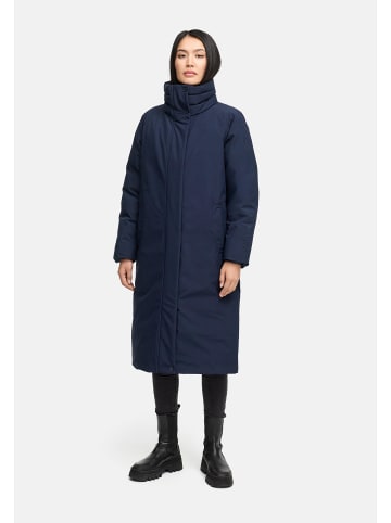 Navahoo Wintermantel Traumblüte 14 in Navy