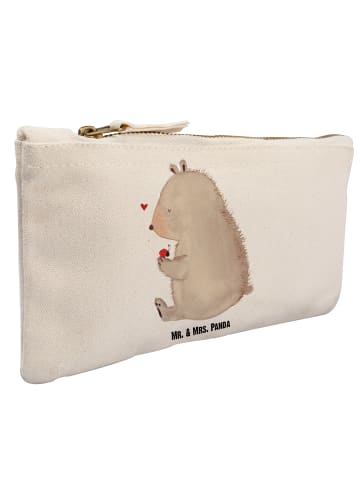 Mr. & Mrs. Panda Schminktasche Bär Marienkäfer ohne Spruch in Weiß